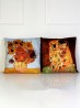 Gustav Klimt: The Kiss Design Cushion Cover and Filler (double sided)